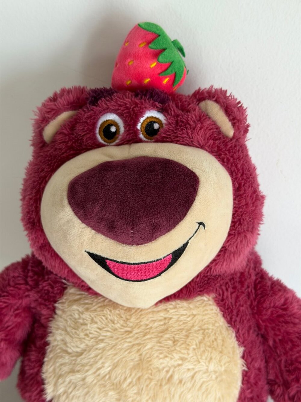 Disney Pixar Lotso Pink Strawberry O'Huggin Bear Toy Story Bear Stuffed Animal - Picture 5 of 13